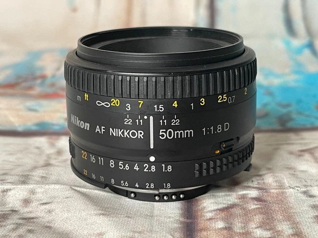 Nikon AF NIKKOR 50mm F/1.8 D Lens