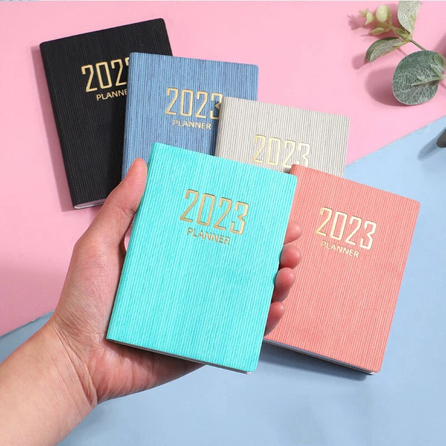 DAILY WEEKLY PLANNER 2023 A7 Mini Notebook Portable Pocket Notepad