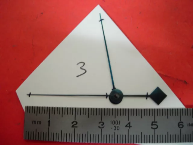 lot Aiguille indicateur de quantieme pendulette ancienne,pendule 55 & 38 mm n3