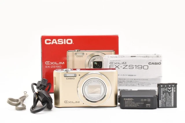EXCELLENT CONDITION CASIO EXILIM EX ZS190 Gold Functionality