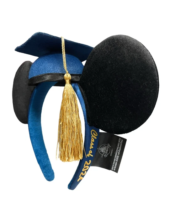 DISNEY PARKS CLASS of 2024 Grad Graduation Cap & Tassel Mickey Headband