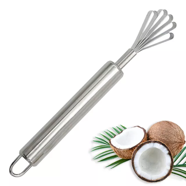 Coconut Scraper Stainless Steel Scraper Grater Shredder Fish Meat Removal Tools