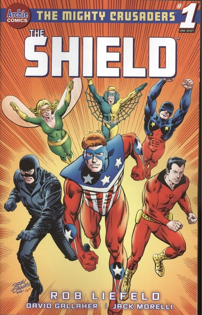 Mighty Crusaders One Shot The Shield Cover E Jerry Ordway Vf/Nm 2021 Archie Hohc