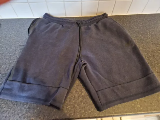 Nike 2012 Sportswear Jogging Shorts Mens XL 36 Inch Waist Navy Blue Cotton Blend