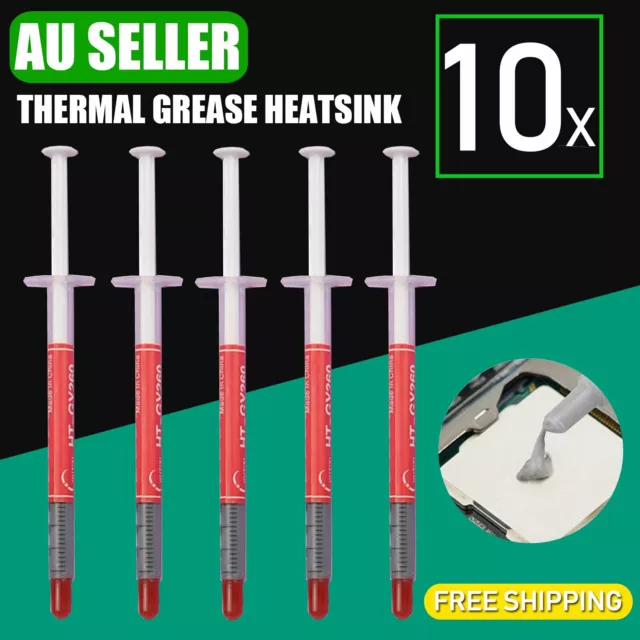 10x Thermal Grease Heatsink Compound Paste Heat Sink CPU GPU VGA Syringe Network