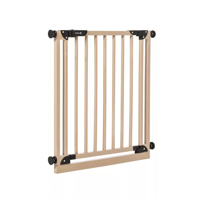 Safety 1st Essential Wooden Gate Treppenschutzgitter zum Klemmen, 73 - 80 cm