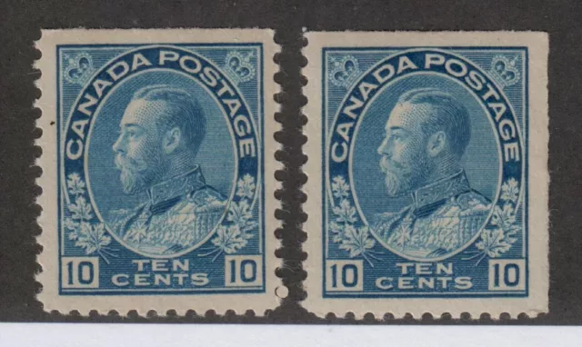 Canada,Scott#116-117,10c,MH,Scott=$330