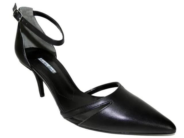 Charles David Women's Astrid Pumps Black Metallic Leather Size 11 M