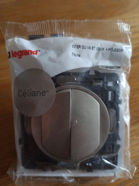 Doigt Interrupteur Legrand SAGANE METALIDE 87432 - Variateur électrique Neuf