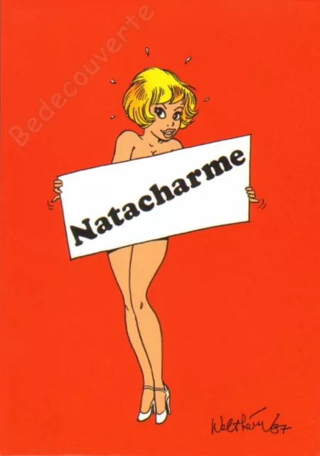 François Walthéry Portfolio Erotique Natacha Natacharme Rouge