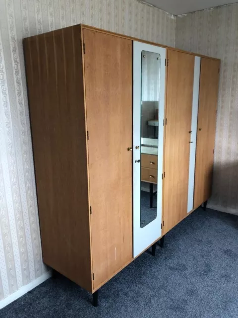 Vintage 60s Meredew Wardrobe Danish. Mid Century .G Plan Nathan Dansette