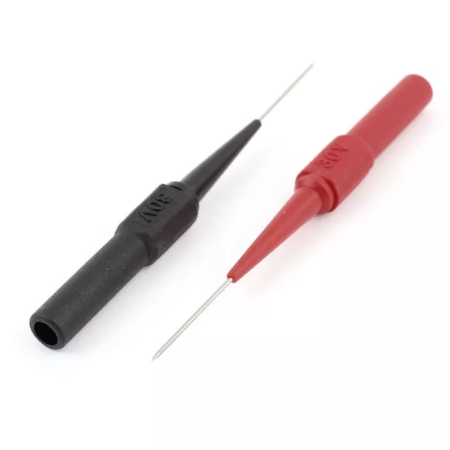 2PCS Universal Probe Test Pin 4mm Socket for Digital Multimeter Meter