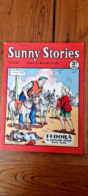 SUNNY STORIES - Fedora May 2nd 1955 Fine