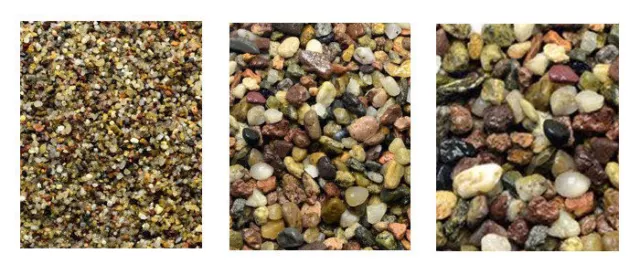 ~ Aquarium Fish Tank Stones & Gravel 100% Natural Substrate Coloured 4 Colours ~