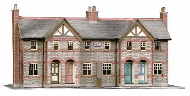 FOUR TERRACED HOUSES A4 1:72 OO 00 Building Series B30 SuperQuick