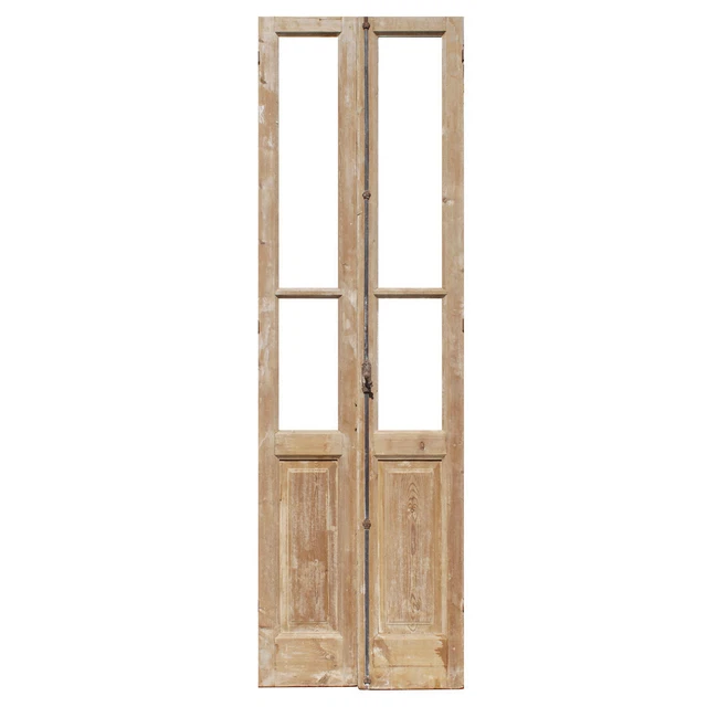 Antique Pair of Salvaged 29" French Double Doors, NED2175