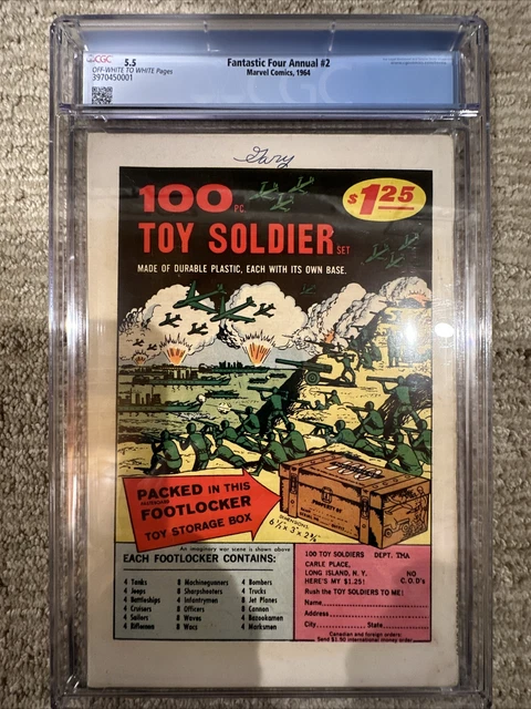 Fantastic Four Annual #2 Marvel CGC 5.5 Origin Of Doctor Doom 2