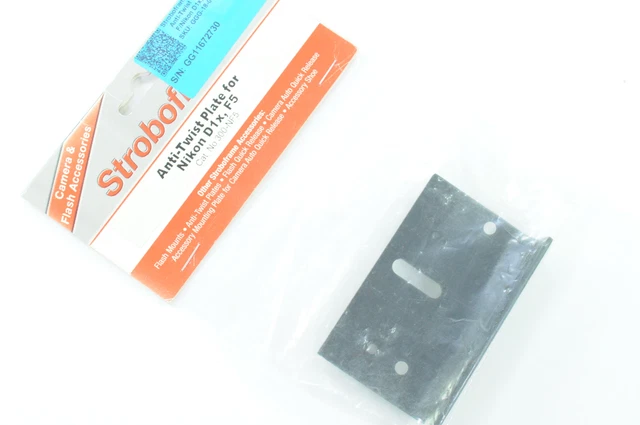Stroboframe Camera Anti-Twist Plate F/Nikon D1x, F5 #G730