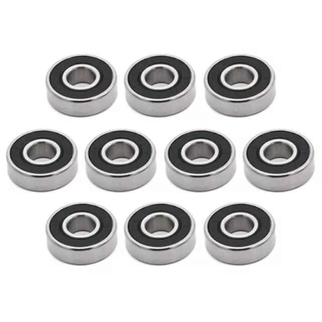 6000-2RS 10mm x 26mm x 8mm Deep Groove Ball Bearing Double Rubber Seal Bearings