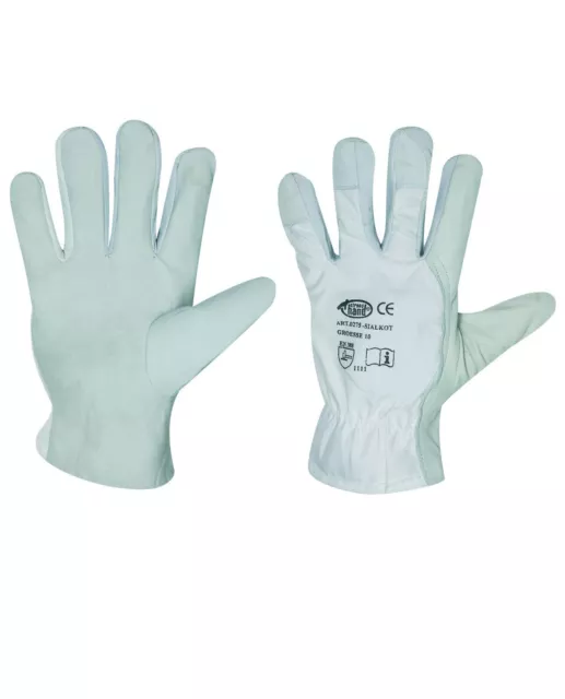 Arbeitshandschuhe Nappa Leder Lederhandschuhe Montage Schutz Lager Handschuhe