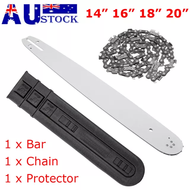 Chainsaw Bar & Chain & Protector Fit 14" 16" 18" 20" Stihl Husqvarna Baumr-Ag AU