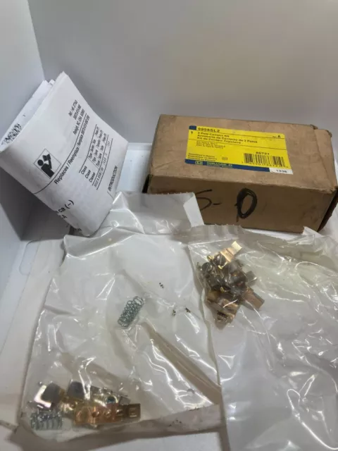 Square D 9998Sl2 Contact Kit 3 Pole Type S Size 0 Series A Nib