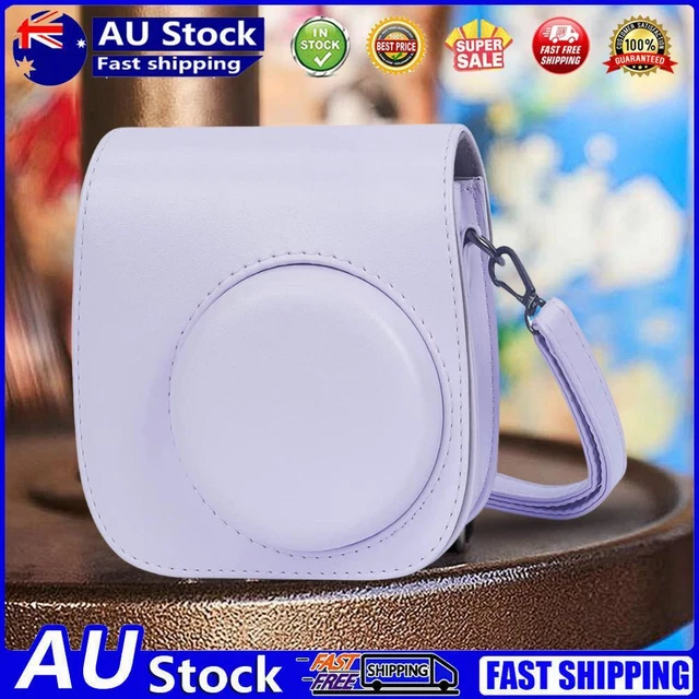 7 in 1 Camera Accessories Kit Album Camera Bag for Instax Mini 12 (Purple)