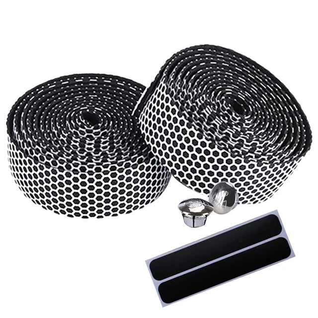 Ruban De Guidon WEST BIKING Motif Carbone – Noir, épais 2.8mm Pour Vélo Route