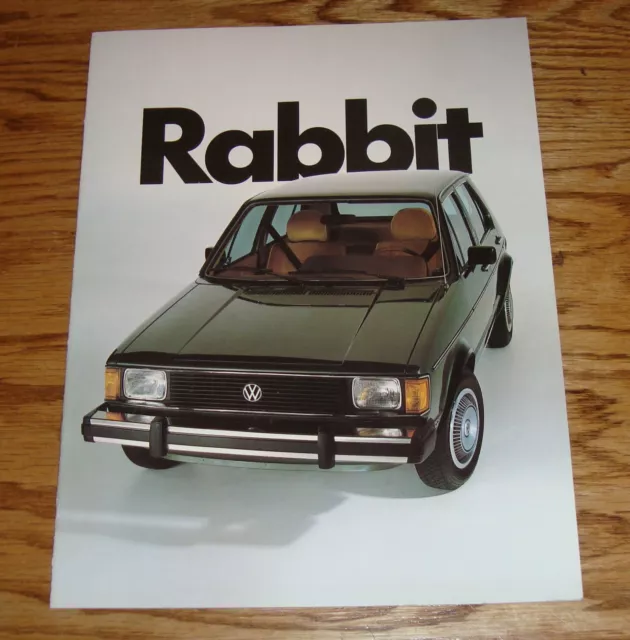 Original 1982 Volkswagen VW Rabbit Sales Brochure 82 L LS S