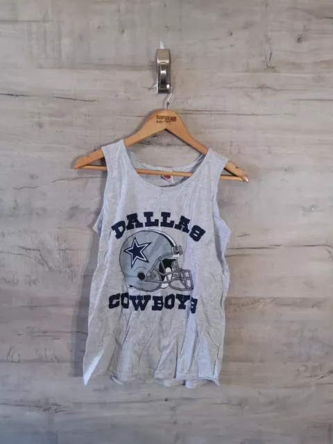 Dallas Cowboys Medium Grey Vest  Band Mens T Shirt SRA