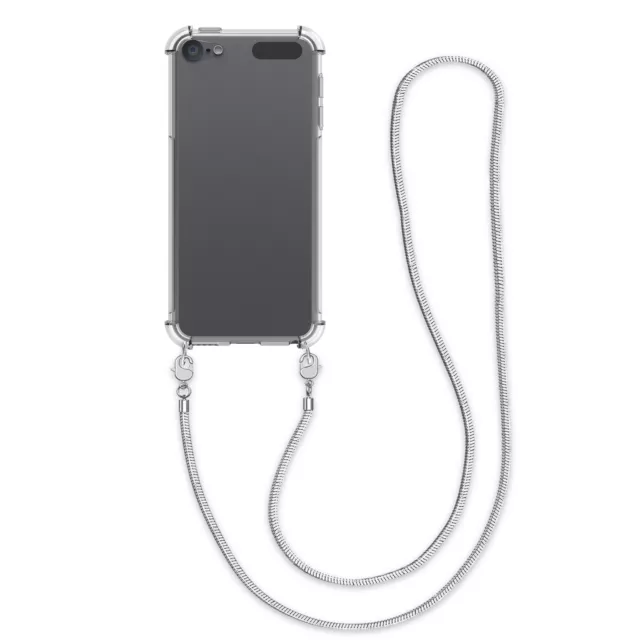 Coque en silicone avec collier pour Apple iPod Touch 6G 7G 6ème et 7ème