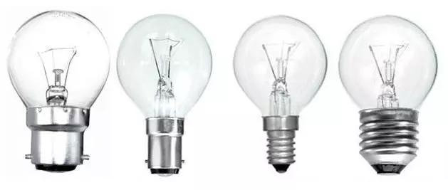 x10 Clear Golf Ball Lamp Light Bulbs 25w 40w 60w BC SBC SES Cap 240v OLD STYLE