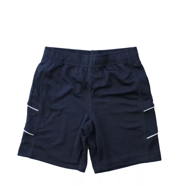 Lands End Uniform Little Boys Size Large (7) Active Gym Shorts, Navy