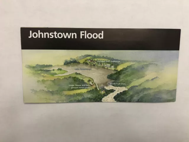 Johnstown Flood National Memorial Park Unigrid Brochure Map Newest Version PA