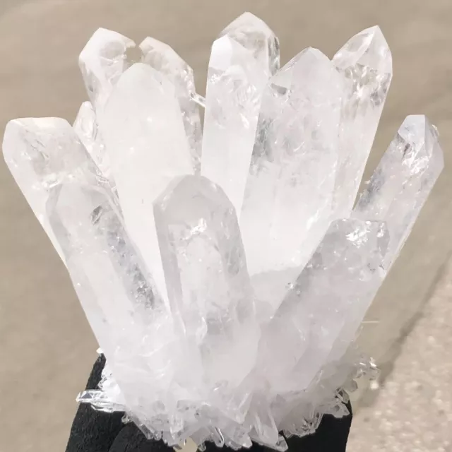 590g  New Find White Clear Quartz Crystal Cluster Mineral Specimen Healing