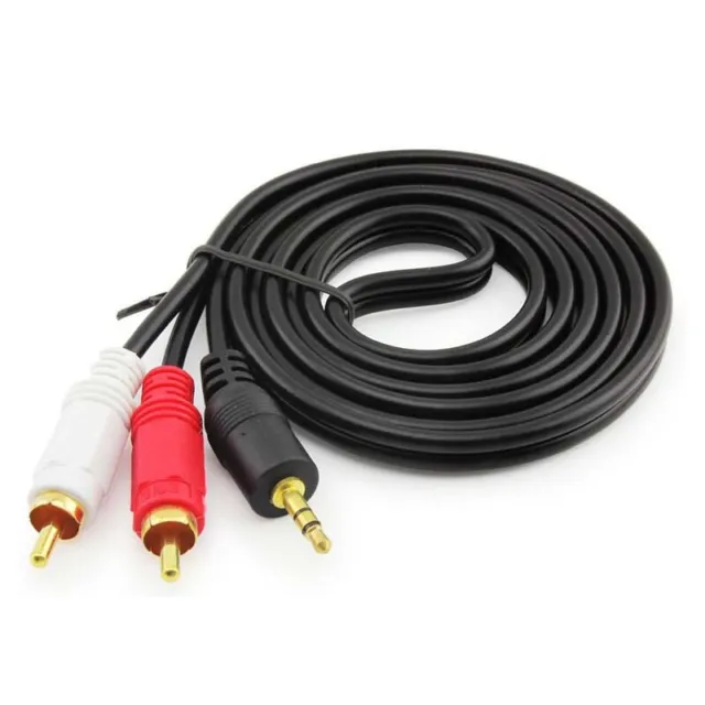 gold 3.5mm To 2 RCA Audio Y Adapter Cable//Lead For Double Power DOPO Tablet