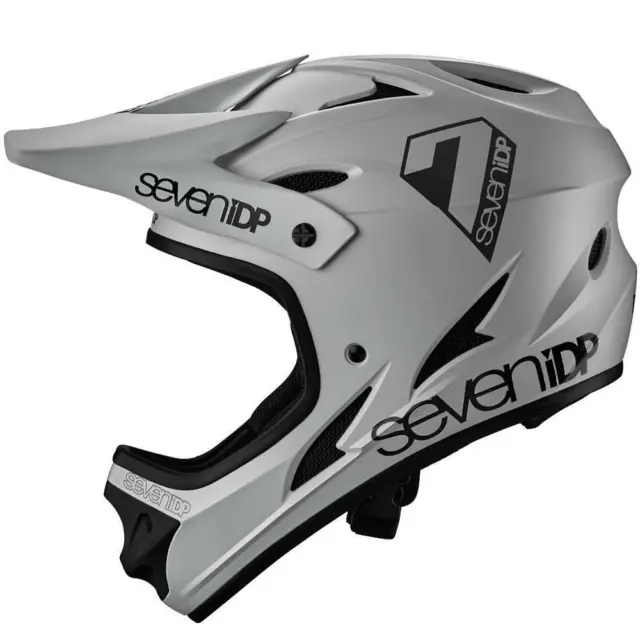 7iDP M1 Cycle Helmet Full Face MTB DH Enduro - Grey