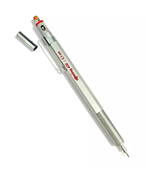 ROTRING 600 Boîte de rangement Collector avec Rotring Silver 0,5 mm 3