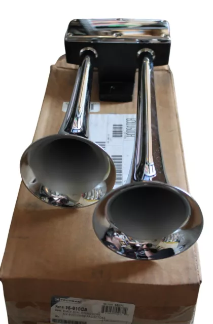 Tectran 16-910CA Hadley Dual Round AIR Horn NEW NIB