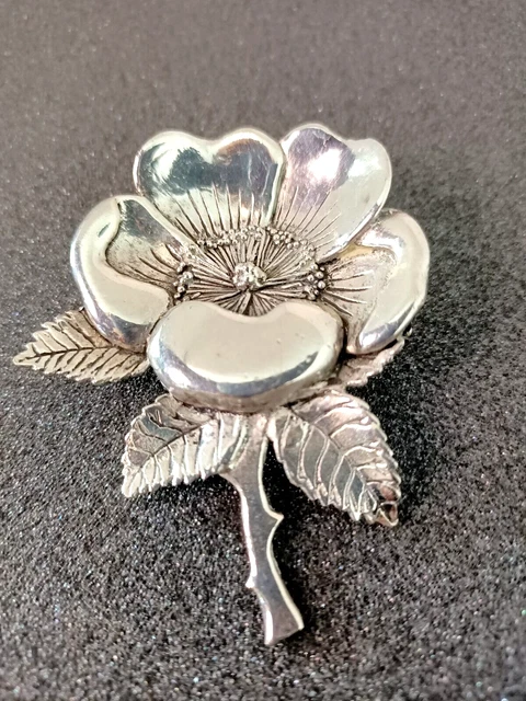 Belle Broche Vintage Ancienne - Tête De Femme - Fabriquée En Western Germany