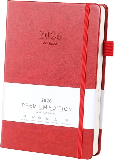 2026 ACADEMIC DIARY Page a Day A5, 5.7x8.5" Hardcover Daily Planner ...