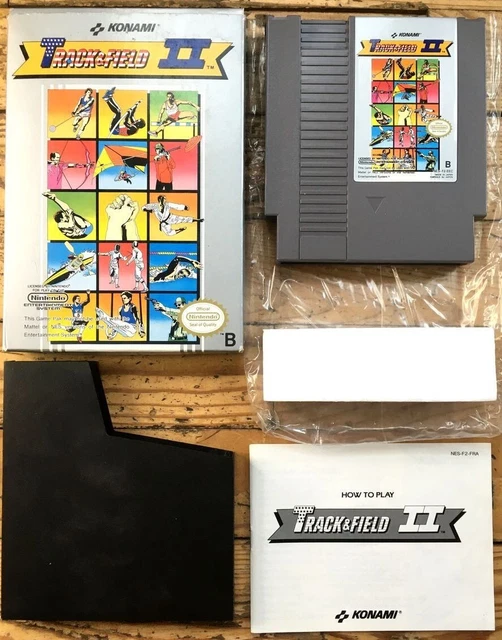 Be - Track & Field 2 Complet Boîte Notice Nintendo Nes Pal B Eec Cib Ovp Ii - Gc
