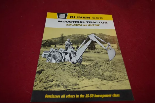 Oliver 550 Industrial Tractor Dealer's Brochure TBPA