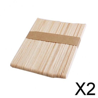 Lollipops Bois Naturel Sucette Bâton X 100 Modèle Faisant Artisanat Peinture Mélange 