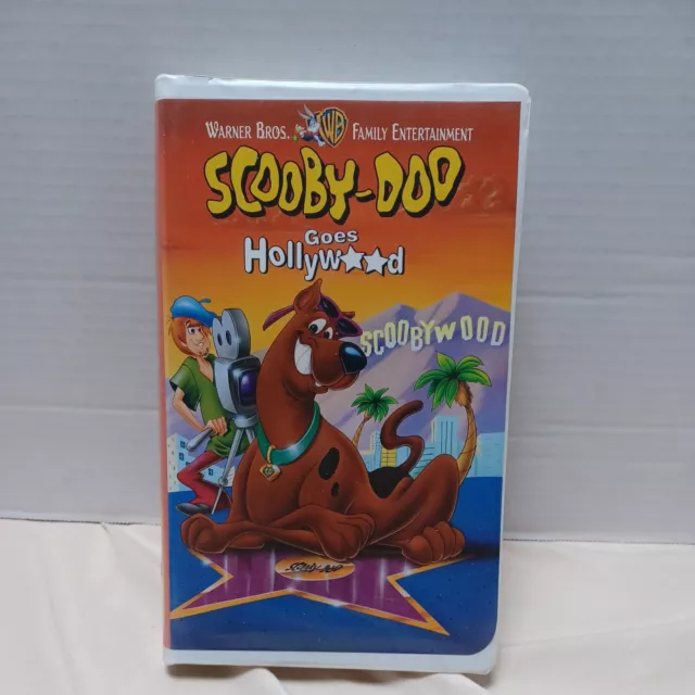 SCOOBY DOO GOES Hollywood VHS Clamshell Family Cartoon Warner Bros 1997 ...