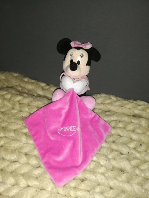 ❤️Doudou Minnie Rose Vert DISNEY SIMBA Lune Mouchoir Rose