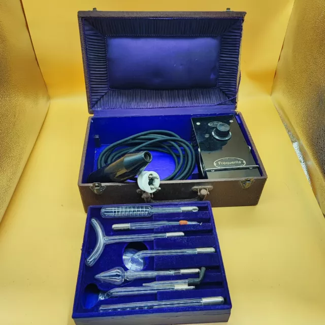 Frequenta Vintage Hochfrequenz Heilapparat Vakuum Elektroden Frequenz Violett-