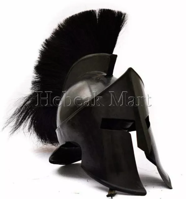 Spartan Helmet 300 Black King Wearable Leonidas functional medieval helmet Gift