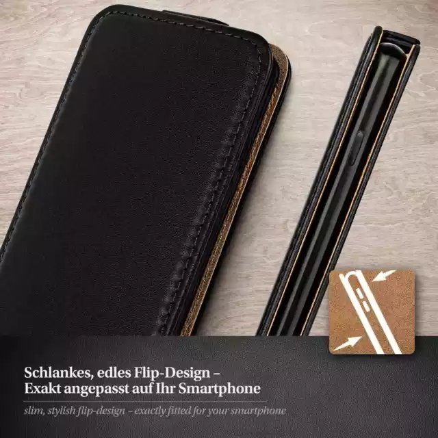 Hülle für Sony Xperia XZ1 Compact Flip Case Klapp Handy Tasche Etui Schutzhülle 3