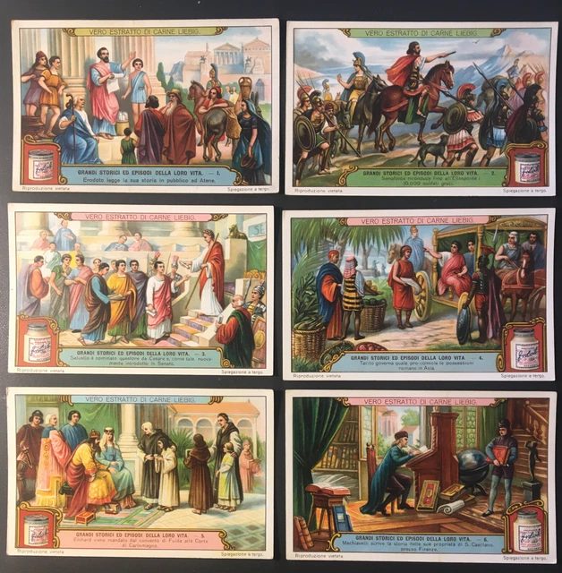 FIGURINE LIEBIG. Lotto composto da 6 Serie  1141-1142-1143-1144-1145-1147.